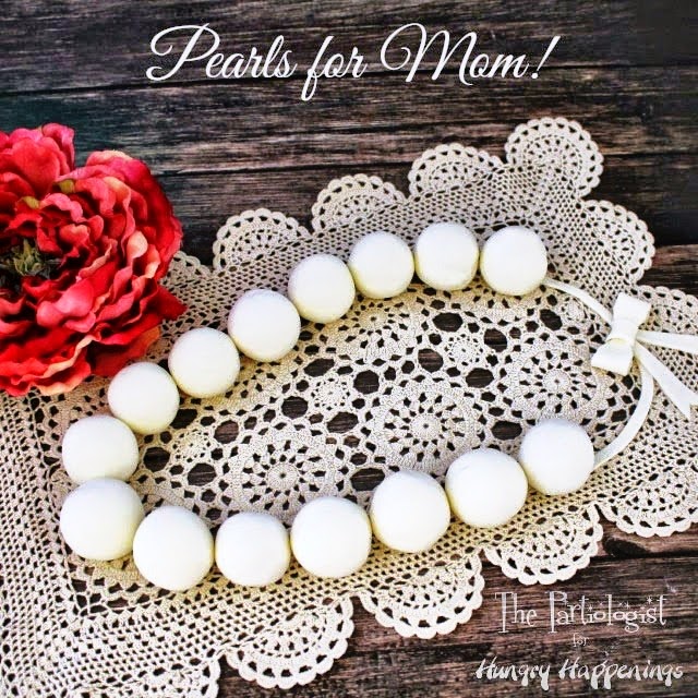 Edible Pearls for Mother's Day