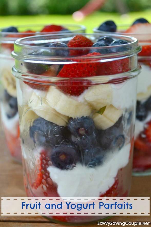 Healthy Fruit and Yogurt Parfaits