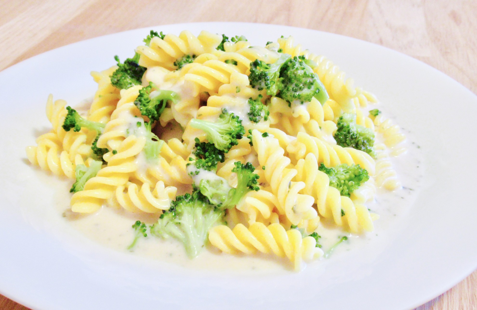 GF Vegan Creamy Broccoli Pasta