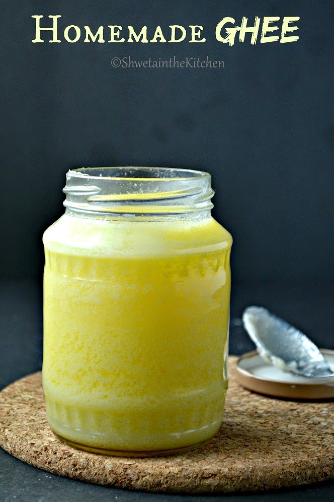 Homemade Ghee From Butter - How To Make Ghee At Home - Indian Clarified Butter