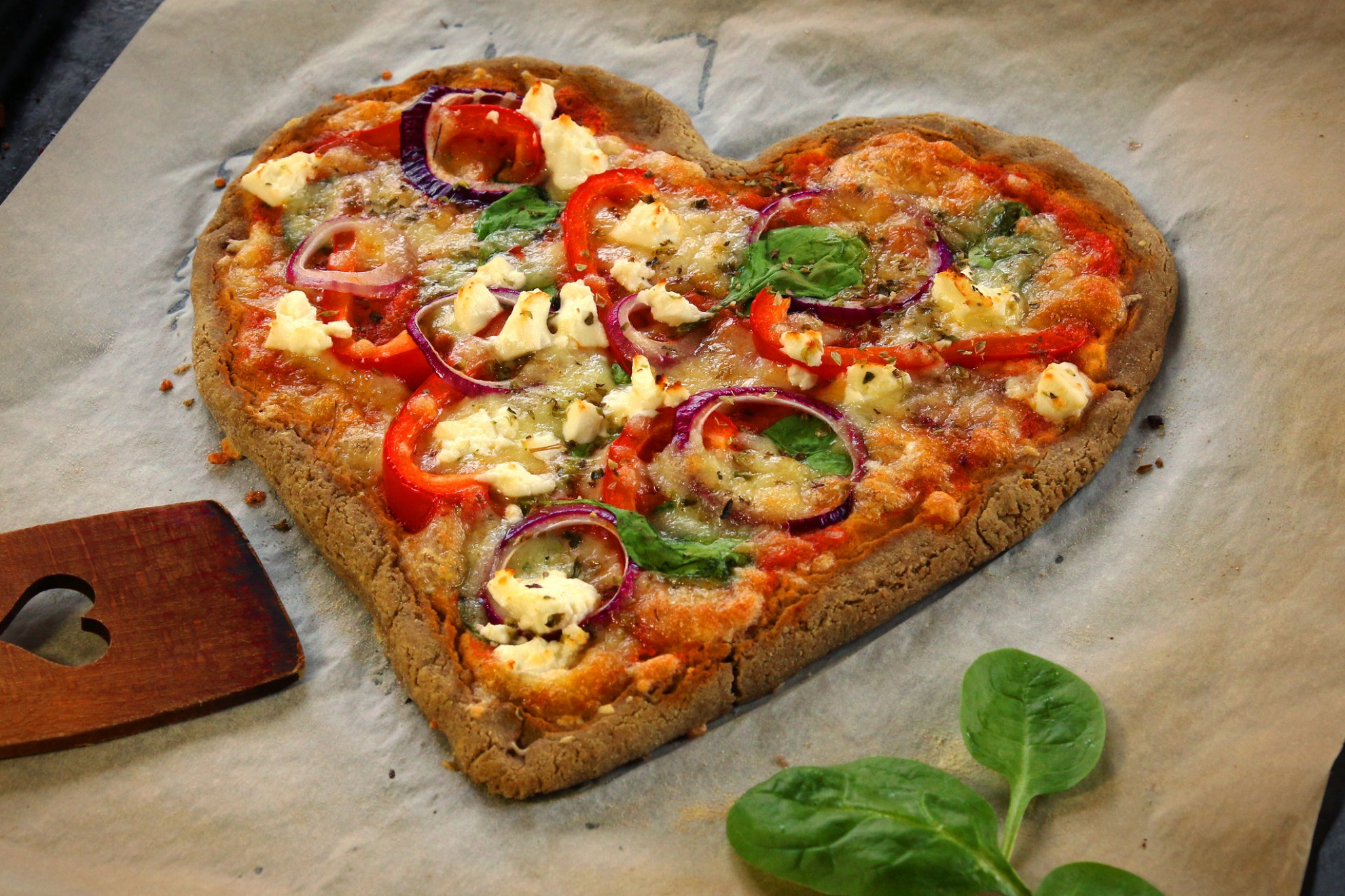 Valentines Day Gluten Free Pizza
