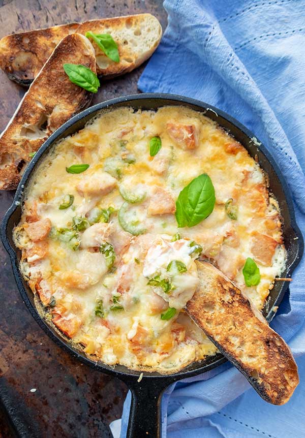 Hot Pizza Dip - (Gluten-Free, Keto)