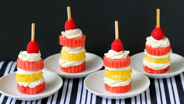 Mini Watermelon Cakes