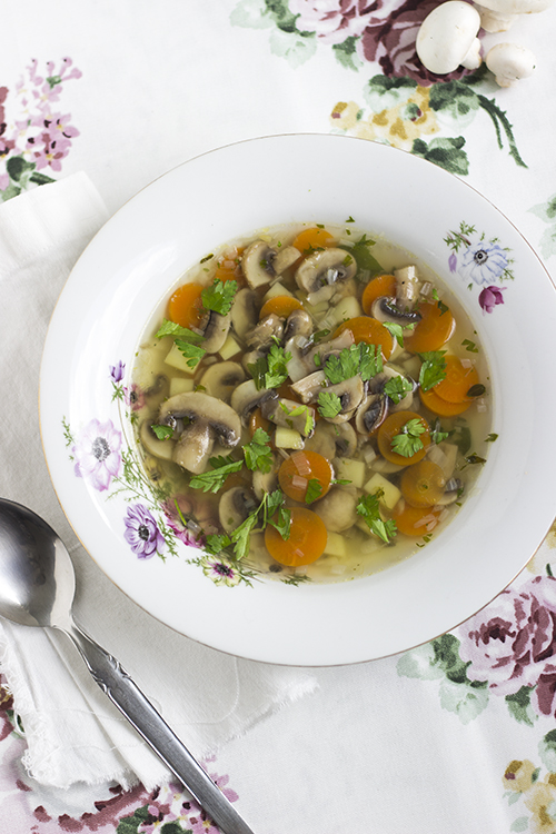 Clear Mushroom Soup | Bistra gobova juha