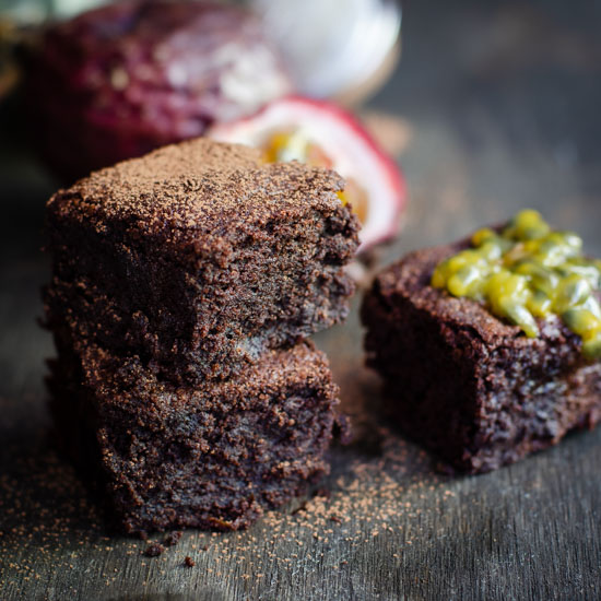 Chocolate Passionfruit Brownies