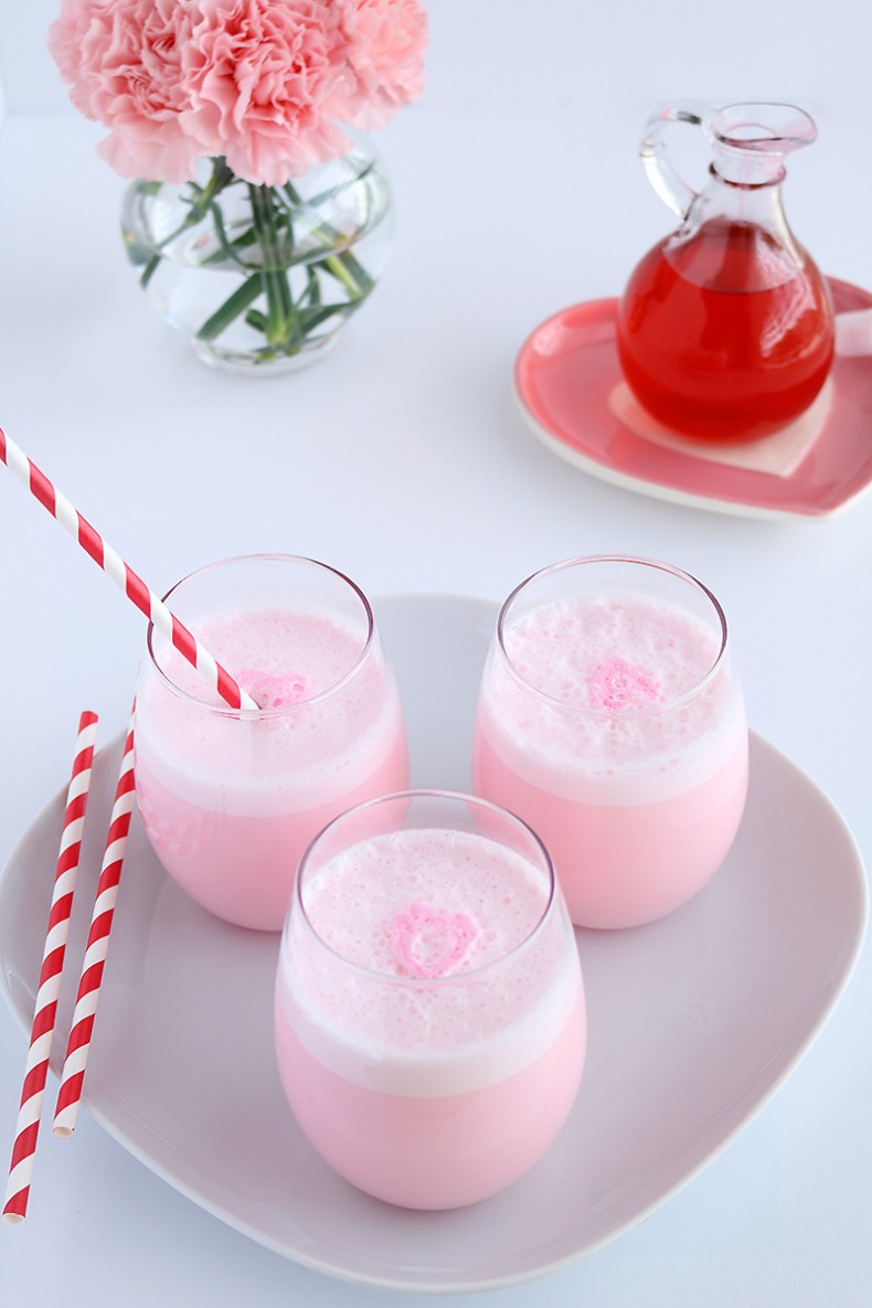 Rose Milk | With Homemade Rose Syrup