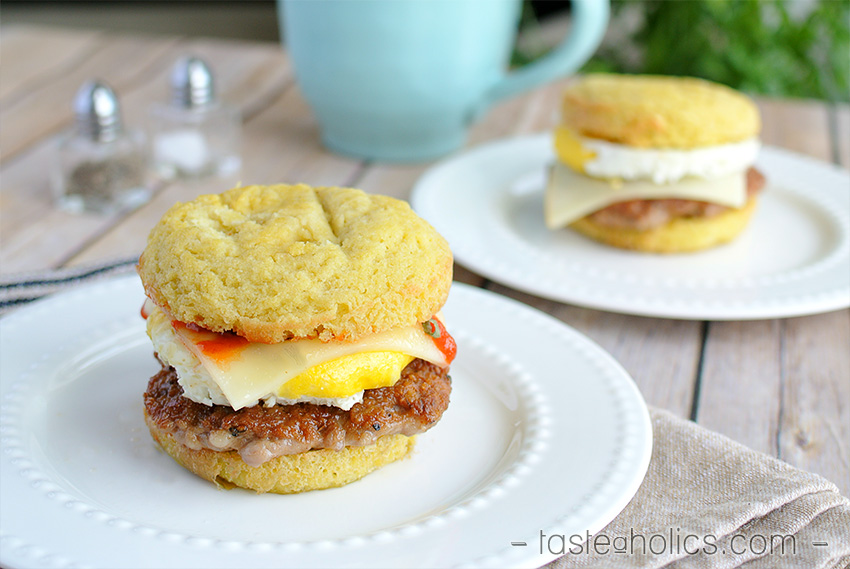Sausage, Egg & Cheese - Low Carb Sandwich Recipe