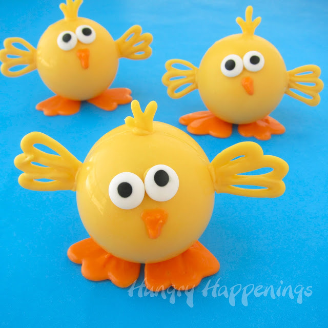 White Chocolate Candy Filled Easter Chicks