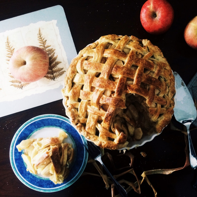 Classic Lattice Top Apple Pie (Cheat)