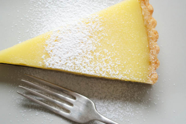 lemon tart with a surprise!