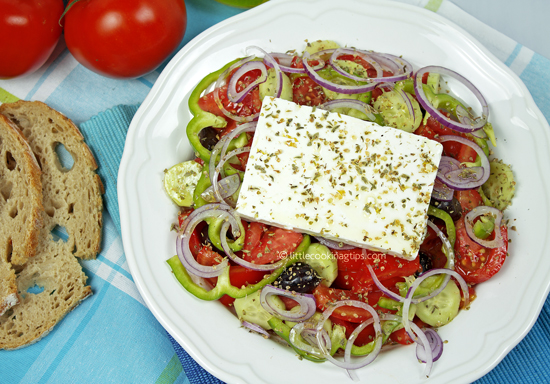 The authentic Greek Salad  - Horiatiki