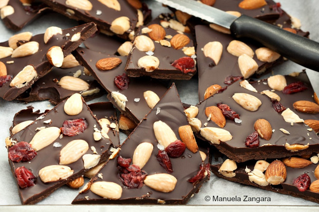Almond and Cranberry Bark
