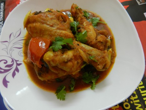 Chicken Wings and Legs Curry