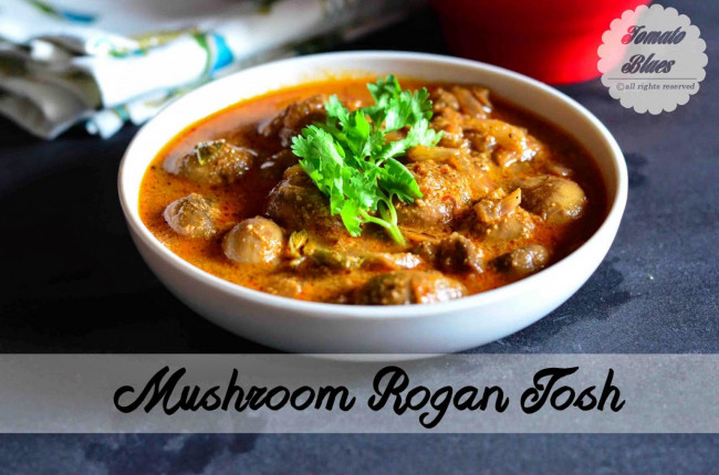 Mushroom Rogan Josh Recipe  Side Dishes For Flatbreads