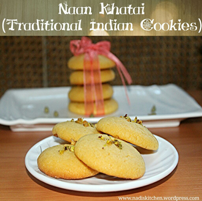 Besan Naan Khatai (Traditional Indian Cookies with gram flour)