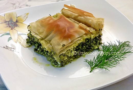 Traditional Greek pie