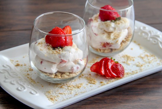 strawberry cheesecake mousse