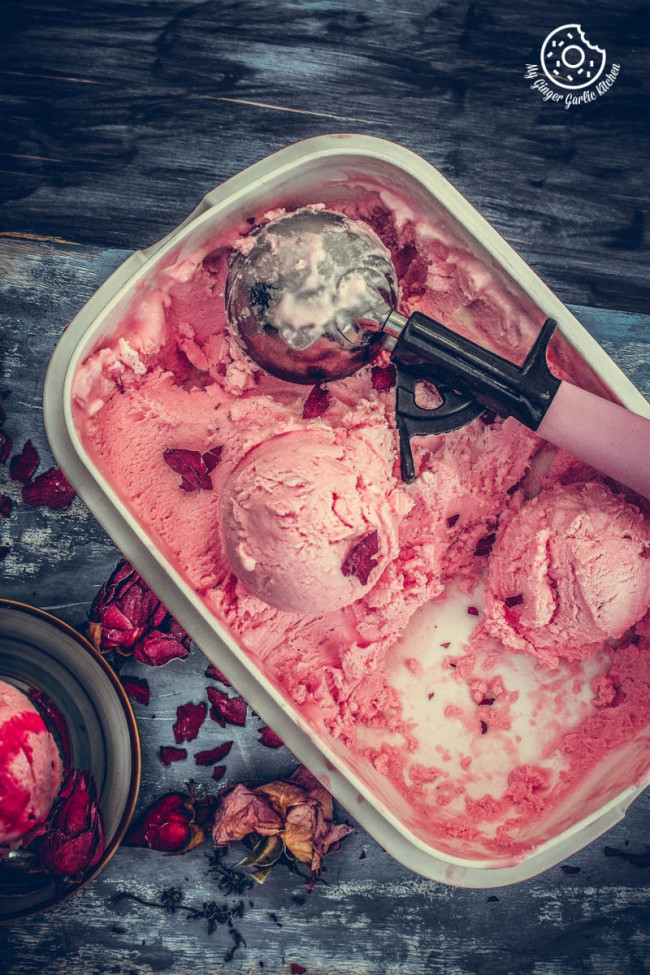 How To Make No-churn 3-ingredient Rose Ice Cream