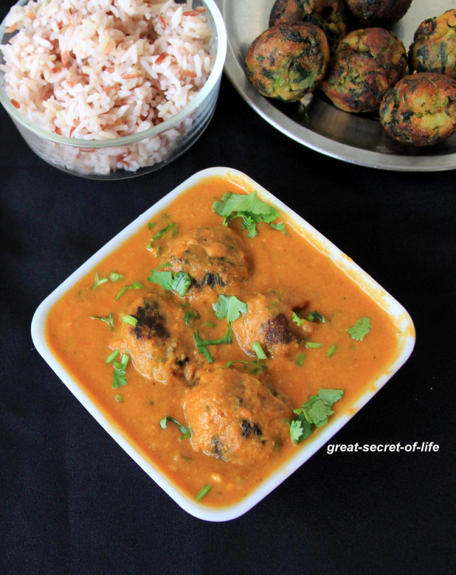 Palak Kofta Curry recipe