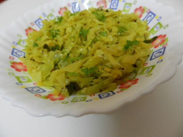Cabbage & Coconut Curry