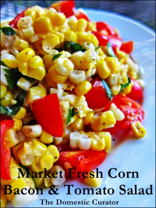 Market Fresh Corn Bacon & Tomato Salad