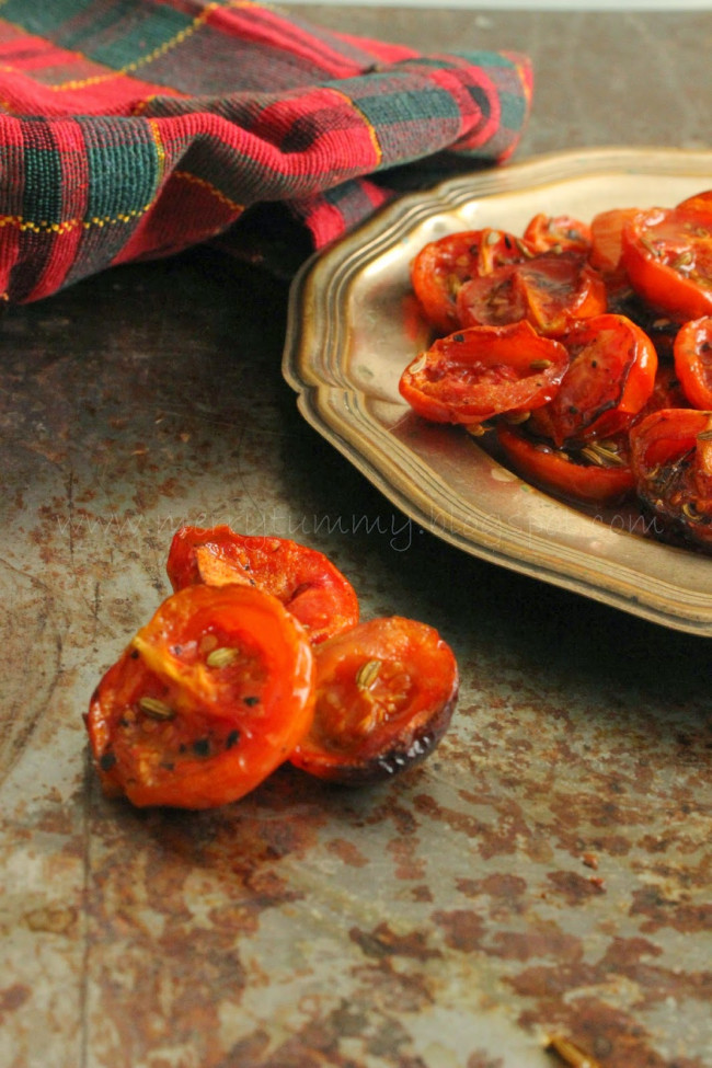 Roasted Cherry Tomatoes With Fennel