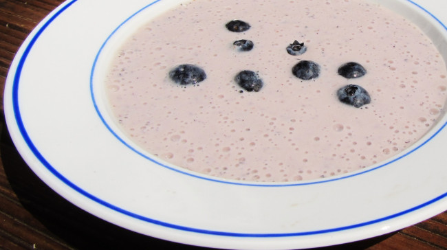 Blueberry and Banana Soup
