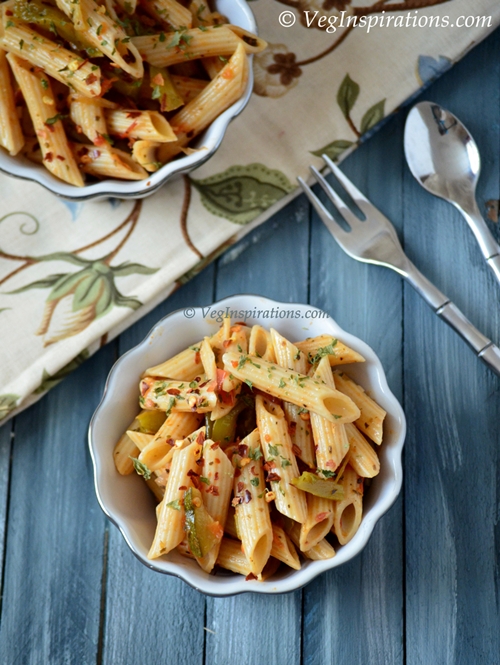 Penne Pasta with veggies