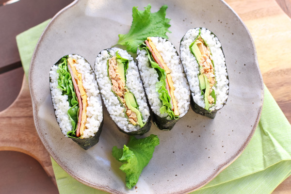 BLT Rice Sandwich-Onigirazu