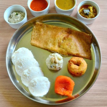 South Indian Breakfast Thali