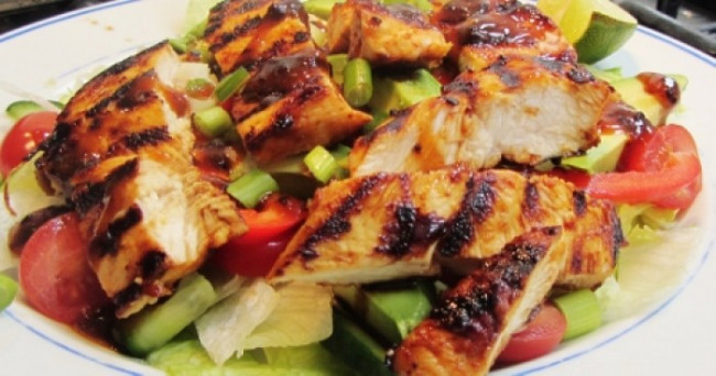 Chicken Salad with Chamoy Sauce