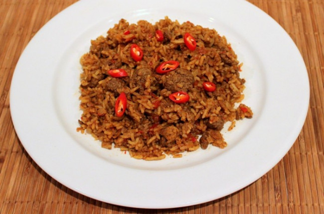 Spicy Beef and Rice