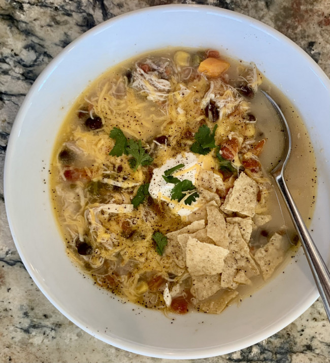 Fast Easy Chicken Tortilla Soup for the Instant Pot — Sage & Sesame