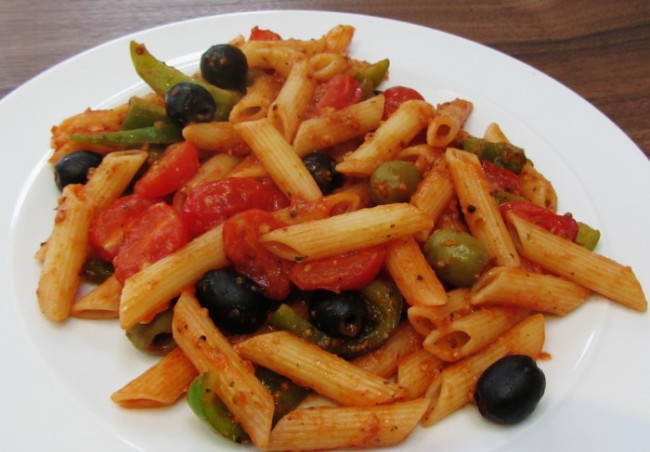 Olive and Dukkah Pasta