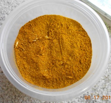 Sambar/curry powder.