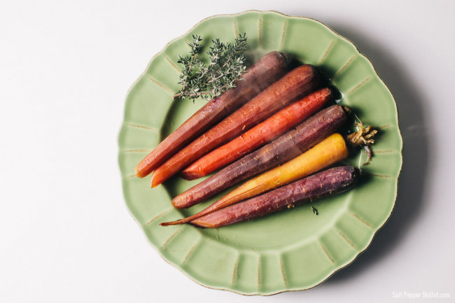 Slow-cooked Carrots