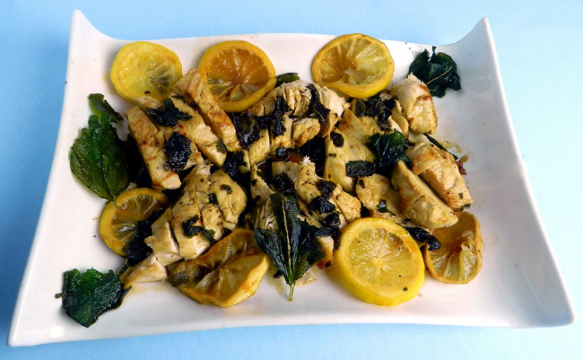 Chicken Breasts with Lemon and Sage