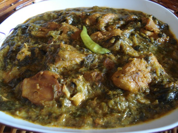 Chukkakura Chicken Curry