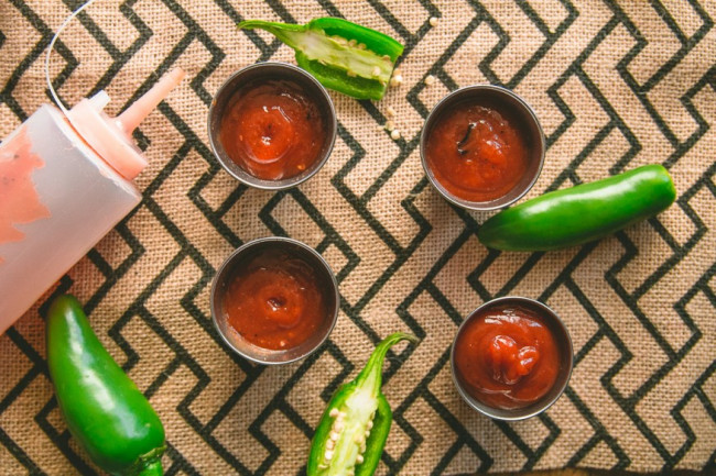 Easy Roasted Jalapeno Ketchup