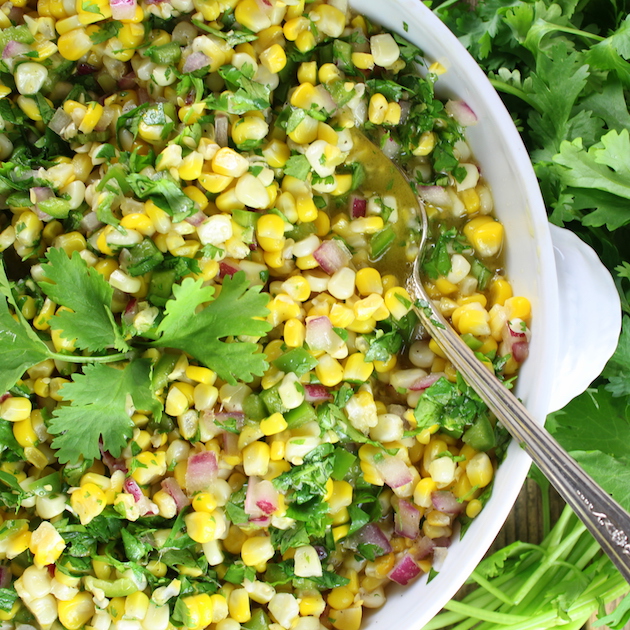 Jalapeno Cilantro Corn Salad