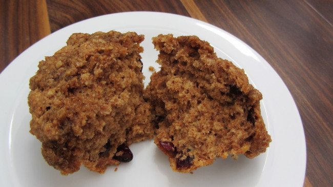 Cranberry Oat Streusal Muffins