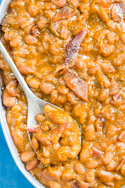 Bourbon and Brown Sugar Baked Beans