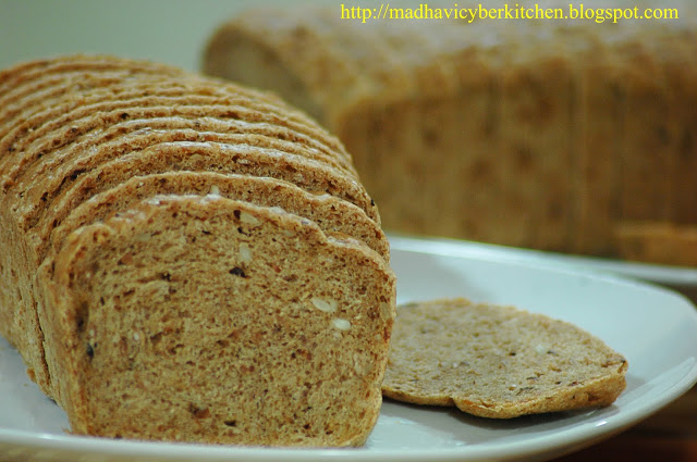 Malthouse Bread with Almonds