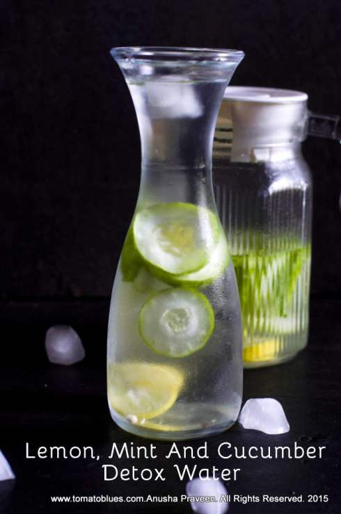 Lemon Mint Cucumber Detox Water