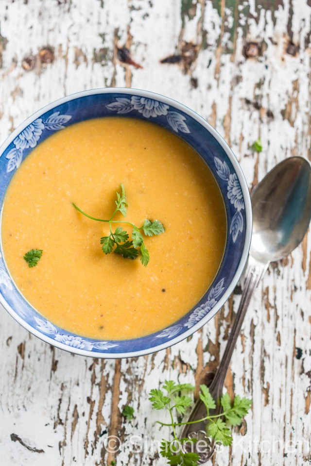 sweet potato soup with chicken