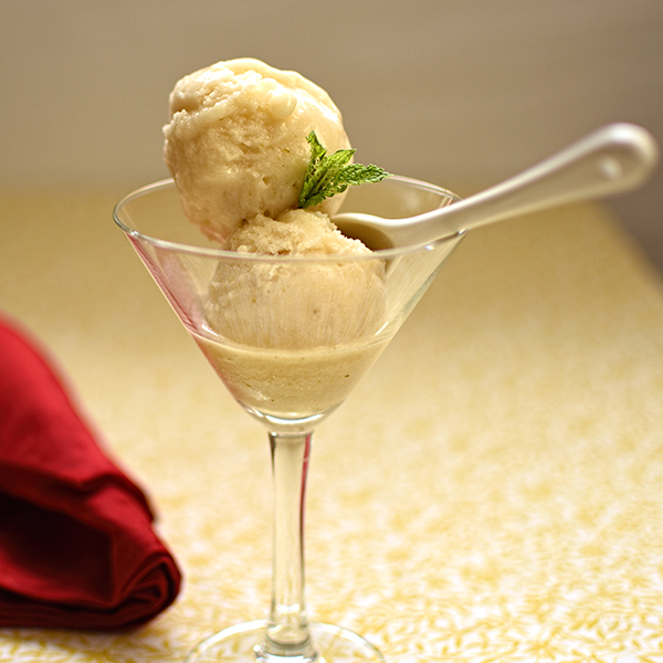 gooseberry and mint sorbet