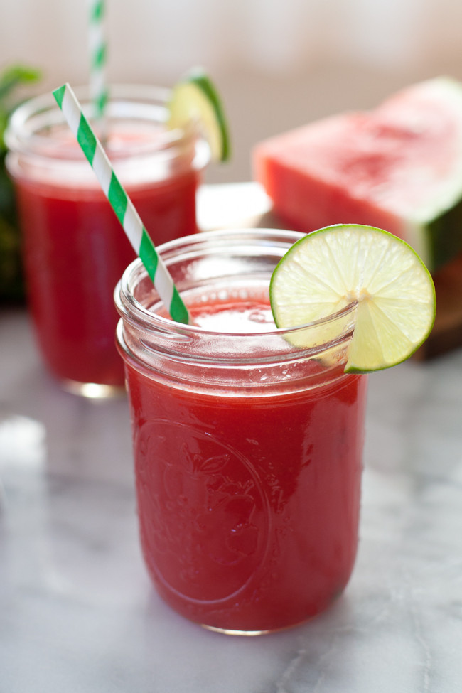 Watermelon mint agua fresca and How to pick a watermelon