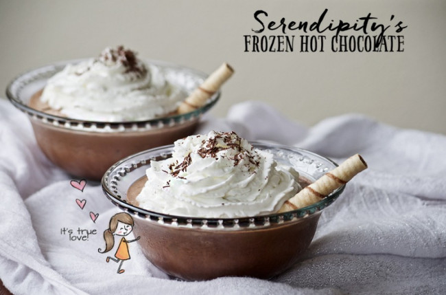 Serendipity's Frozen Hot Chocolate