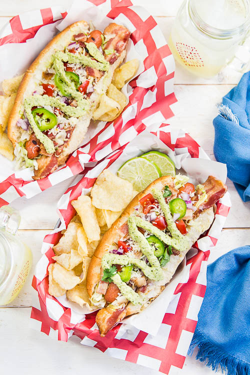 Fully Loaded Tex-Mex BLT Dogs
