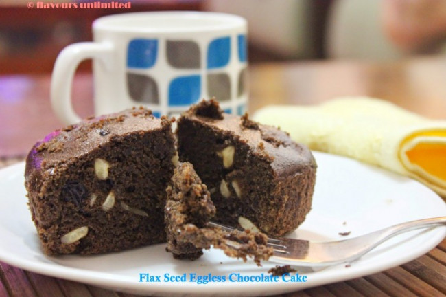 Flax Seed Chocolate Cake